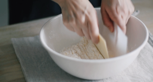 米粉アップルパイケーキ作り方