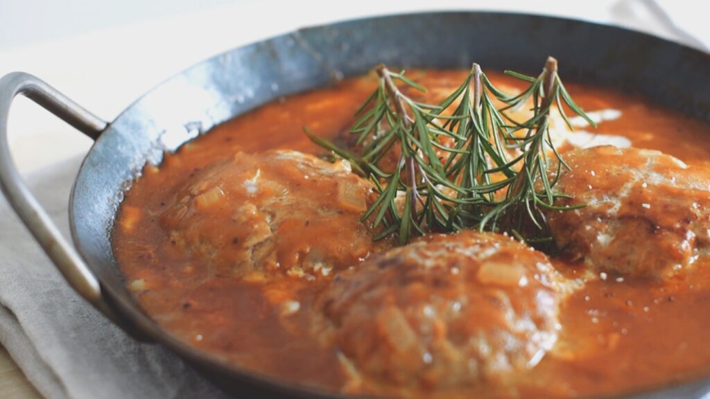 【グルテンフリー】豆腐とおから煮込みハンバーグのレシピ